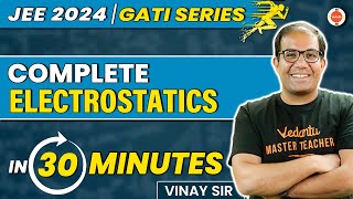 Quick Revision of Electrostatics🔥 Class 12🔥 ONE SHOT  JEE 2024  JEE Physics  Vinay Shur Sir [upl. by Weil]