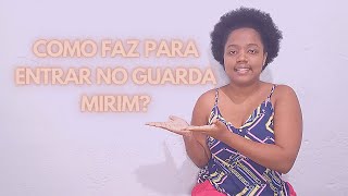 COMO FAZ PARA ENTRAR NO GUARDA MIRIM JOVEM APRENDIZ [upl. by Bebe765]