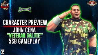 Character Preview John Cena quotVeteran Salutequot 5SB Gameplay   WWE Champions 😺 [upl. by Clayson]