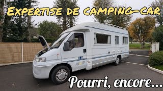 Examen complet  un campingcar infiltré rouillé et rafistolé Méfiezvous [upl. by Suryt829]