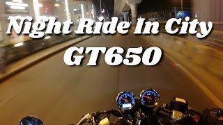 Night Ride On GT 650🔥 Bengaluru City nammabengaluru gt650 viral royalenfield nightride gt650 [upl. by Audsley733]