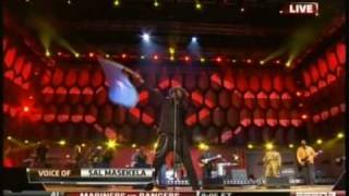 Knaan waves the Somali flag World Cup 2010 opening [upl. by Ahsikyt987]