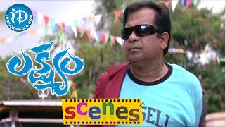 Lakshyam Movie Scenes  Brahmanandam Plans to Kill Gopichand  Comedy Scene [upl. by Eatnoj]