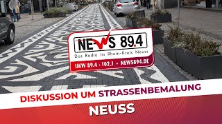 Neuss Diskussion über Bemalung der Sebastianusstraße [upl. by Ileyan]