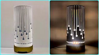 Make a simple table lamp at home using PVC pipes [upl. by Edik]