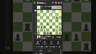 After long time a game chessvideo chess chessgame chesscom checkmate ytshorts shirtsvideo [upl. by Eilrebmik802]