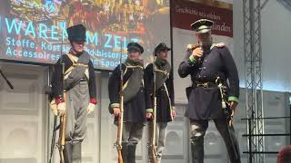 „Der Landwehrmann und seine Ausrüstungquot  12 Internationale ReenactorMesse am 051024 in Minden [upl. by Nnywg]