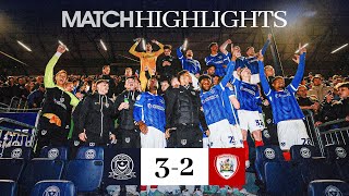 CHAMPIONS 🏆🔵  Pompey 32 Barnsley  Highlights [upl. by Nyledam]