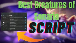 Best Creatures of Sonaria Script  Auto Farm Auto Click Auto Aim 🚀💥 [upl. by Ellesig]