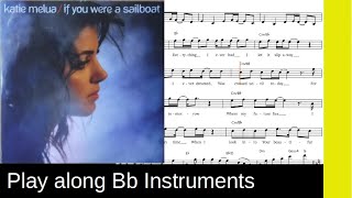 If You Were a Sailboat Katie Melua 2007 BbInstrument Play along [upl. by Eanore]