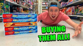 BUYING EVERY GRENINJA POKEMON CARD BOX I TOUCH AT WALMART Opening amp Hidden Finds [upl. by Nnylaehs935]