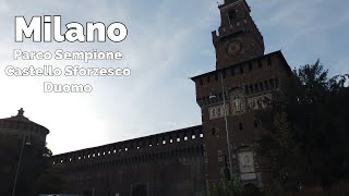 Milano  Corso e Parco SempioneVia DanteDuomo Walking Tour  4K30 [upl. by Lilith877]