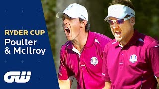 Ian Poulter and Rory McIlroy FourBall Highlights  Ryder Cup 2012  Golfing World [upl. by Christiansen588]