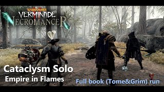 Vermintide 2  Necromancer Cataclysm Solo  Full books run  Empire in Flames [upl. by Malinowski]