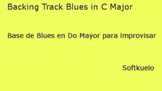 Backing Track Blues in C Major Do Mayor [upl. by Dnob]