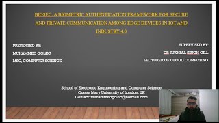 BioSec A biometric authentication framework for secure and private communication among edge devices [upl. by Natsirt]