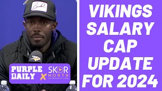 Minnesota Vikings salary cap update for 2024 and 2025 [upl. by Cletis14]