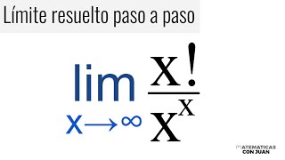 CÁLCULO DEL LÍMITE cuando x tiende a infinito PASO A PASO [upl. by Madella]