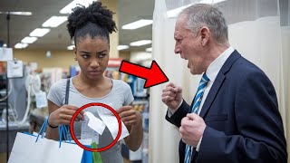 Black Girl Accused of Stealing She Shocks Racist Store Manager with a Bold Move [upl. by Emerick]