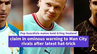 Pep Guardiola REACTS To Man Citys 3 1 Win Over West Ham amp HAT TRICK Hero Erling Haaland [upl. by Edmund944]