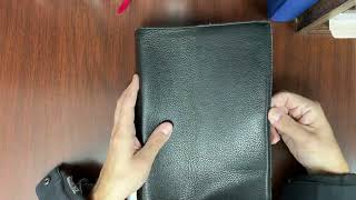 Unknown Calfskin leather Bible cover [upl. by Albers]