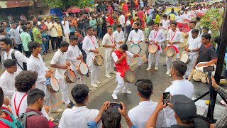 Rajadhiraj Dhol Tasha Pathak  Tardeo Cha Raja Padya Pujan 2022  Mumbai Ganpati  Ganesh Festival [upl. by Aierbma]