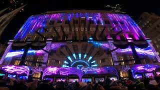 NYC Christmas Light Show at Saks Fifth Avenue 2022 [upl. by Juan]