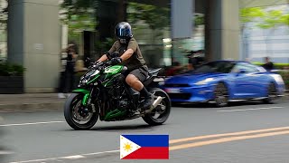 4K Kawasaki Z1000R  Ducati Corse  Harley Davidson  BMW  Big Bike Spotting in BGC 2 sportsbike [upl. by Wiltshire]