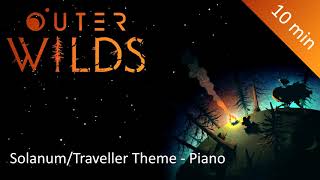 Outer Wilds  Traveler Theme  PianoSolanum Solo  10 minute version [upl. by Omsoc]