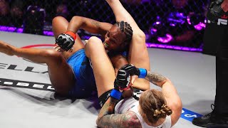 Claressa Shields Recaps Thoughts While in Armbar in MMA FIGHT [upl. by Norrabal]