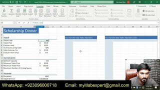 Exp19ExcelCh06HOEAssessmentScholarshipDinner  Excel Chapter 6 Scholarship Dinner [upl. by Milly595]