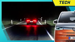 Matrix LED Scheinwerer  IQLight im VW T7 Multivan im Test amp Nachtfahrt mit BlendTest [upl. by Yeclehc]