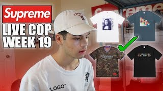 SUPREME SS18 WEEK 19 MANUAL LIVE COP  Summer Tee Madness [upl. by Quincy191]