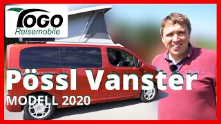 👌AB 31990 € PÖSSL VANSTER CITROEN SPACETOURER MIT AUFSTELLDACH  2020  TOGO REISEMOBILE [upl. by Wootan369]