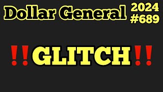 2024689‼️Dollar General Couponing‼️GLITCH‼️Must Watch👀👀 [upl. by Arleta]