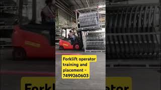 Forklift operator training and placement 7499260603 [upl. by Enitnatsnoc29]