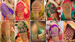 AARI Work Blouse Designs for Wedding  AARI Blouse Sleeves Design  Sarees Blouse Design For Bride [upl. by Nedak822]