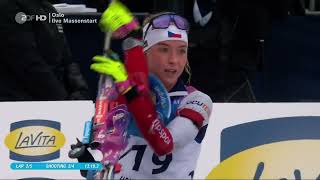 BMW IBU World Cup 125km Women Mass OSLO 2024 [upl. by Noslien]