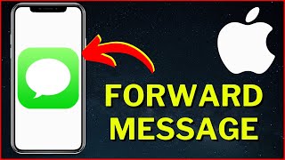 How to FORWARD a Message on iPhone EASY [upl. by Ru]