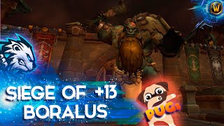 WOW  SIEGE OF BORALUS 13  DRUID TANK POV  PUGS NO VOICE TWW СЕЗОН 1 [upl. by Clerk]