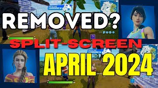 Fortnite SplitScreen NOT WORKING  Latest Update [upl. by Deadman]