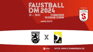 HIGHLIGHTS Faustball DM 2024  Finale Männer TSV Pfungstadt  TSV Hagen 1860 [upl. by Strickman412]