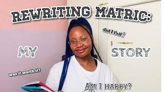 How I rewrote my matric examsStory TimeSouth African YouTuber🇿🇦 [upl. by Rohpotsirhc]