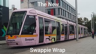 The Brand New Swappie Wrap on Luas 4014 [upl. by Clayberg]