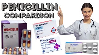 Important Antibiotics Penicillin Comparison [upl. by Hedvah]