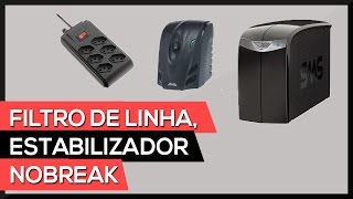 Filtro de linha estabilizador e nobreak atualização [upl. by Lohcin]