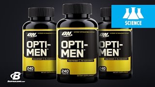 Optimum Nutrition OptiMen Multivitamin  ScienceBased Overview [upl. by Assirt]