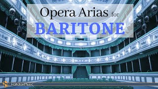 Opera Arias for Baritone  OperaOke Karaoke with Lyrics  Instrumental [upl. by Ontine]