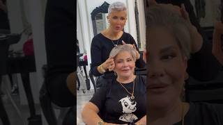 Pixie haircut after 50 years ❣️ Стрижка Пикси после 50 лет ❣️ [upl. by Ahsekar]