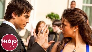 Top 10 Unforgettable Damon amp Elena Moments [upl. by Nimaj]